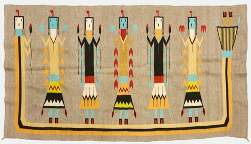 Large Navajo Yei Rug