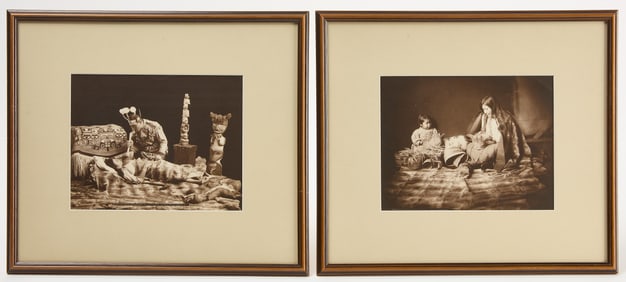 Two Case and Draper Native American Photographs