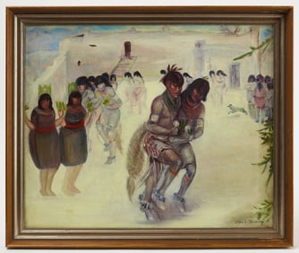 Myra L. Thomas - Corn Dance, San Ildefonso Pueblo