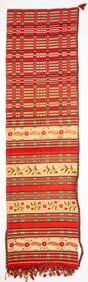 Colorful Hooded Native American Garment
