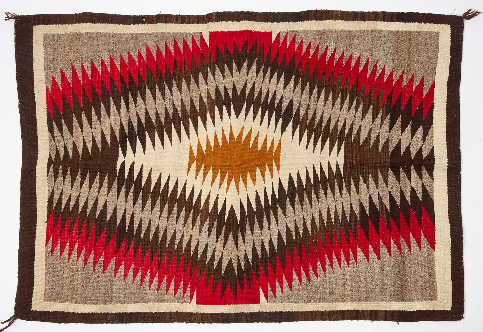 Navajo Rug with Dazzler Diamond Center