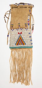 Sioux Beaded Pipe Bag