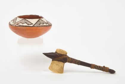 Miniature Tomahawk and Pot