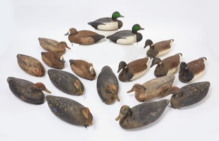Eighteen Duck Decoys