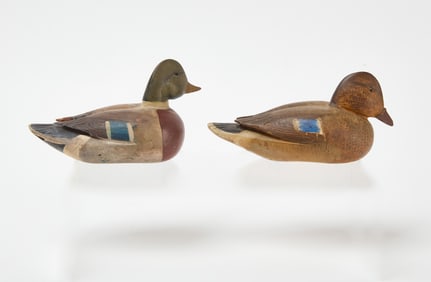 Pair of Miniature Duck Decoys