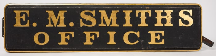 E. M. Smith Office Sign