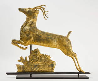 Leaping Stag Weathervane