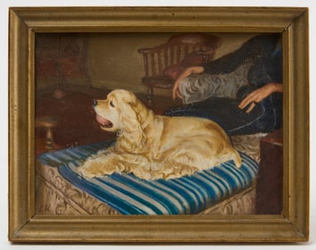 Portrait of a Dog, Signed