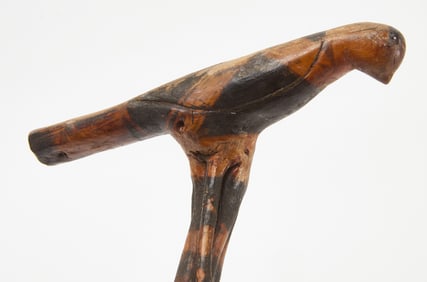 Walking Stick with Bird Form Handle