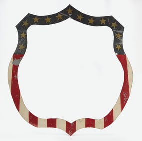Patriotic American Shield Surround