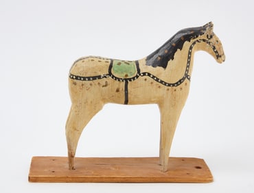 Folk Art Horse Carving