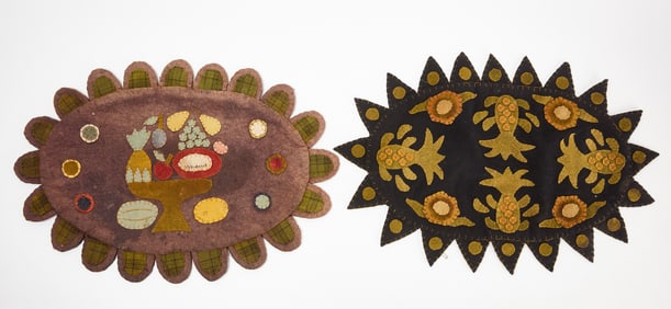 Two Applique Mats