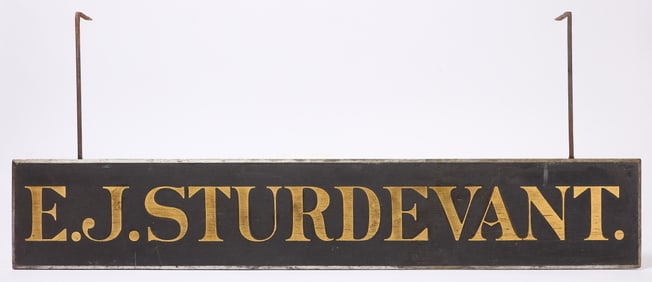 E. J. Sturdevant Store Sign