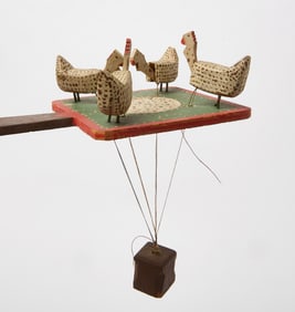 Pecking Hens Toy