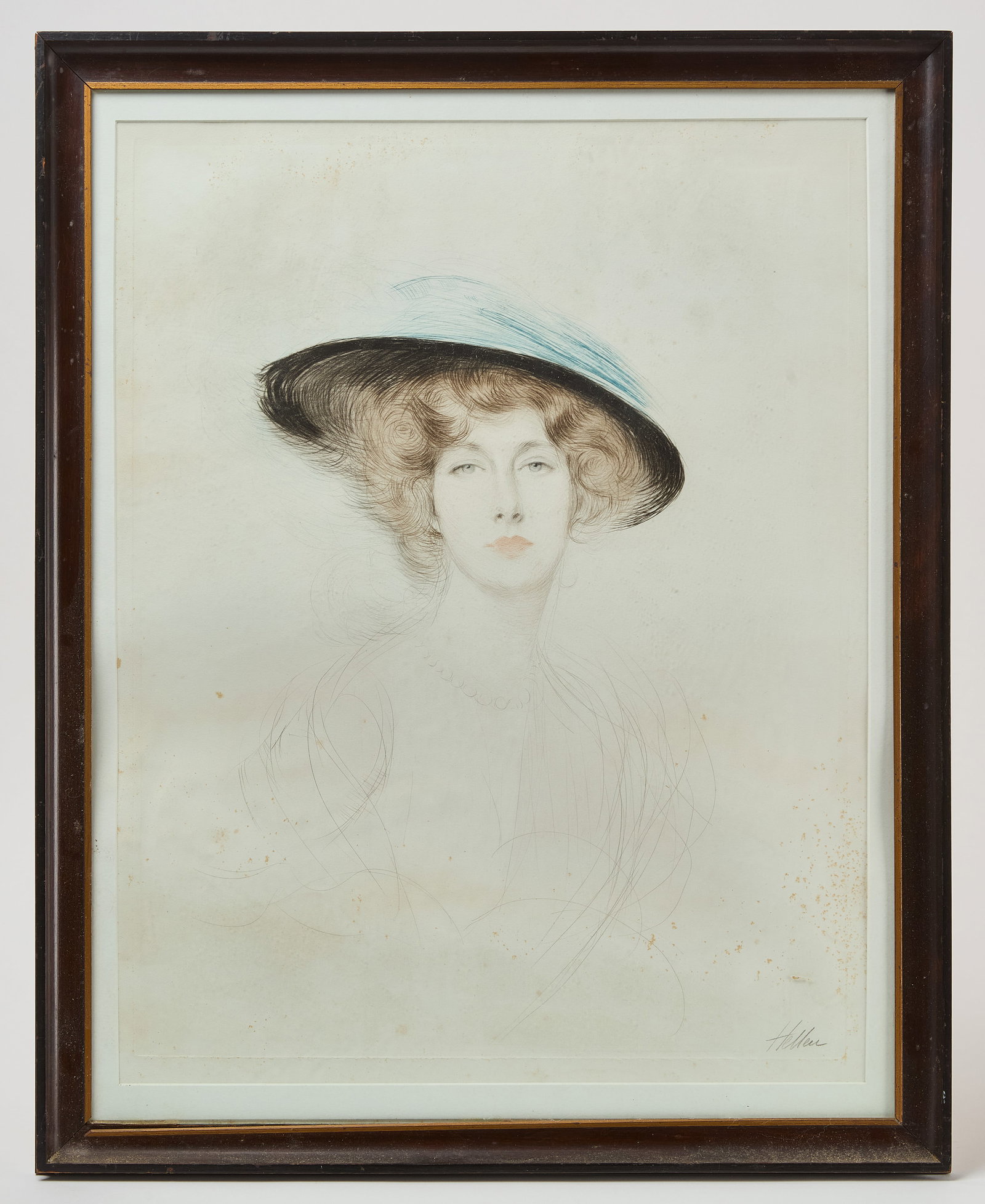 Belle Epoque' Era Engraving By Paul Helleu (1 of 2)