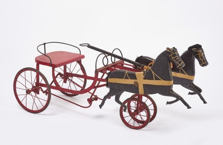 Child's Pedal Horse-Drawn Sulky