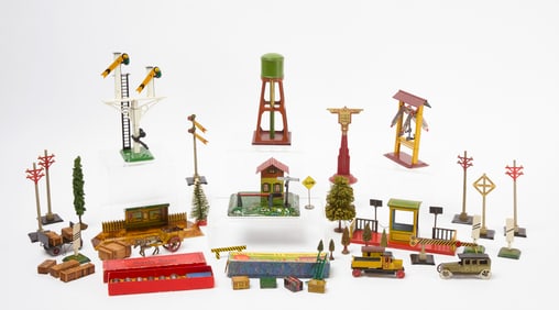Large Group of Train Set Figures and Accessories