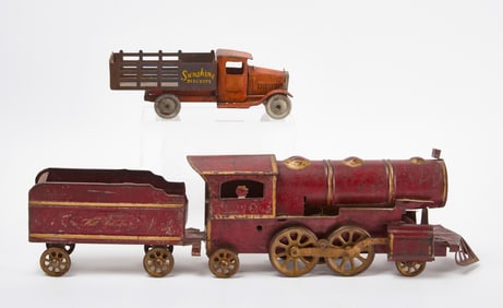 Hill Climber Train and Sunshine Biscuits Truck