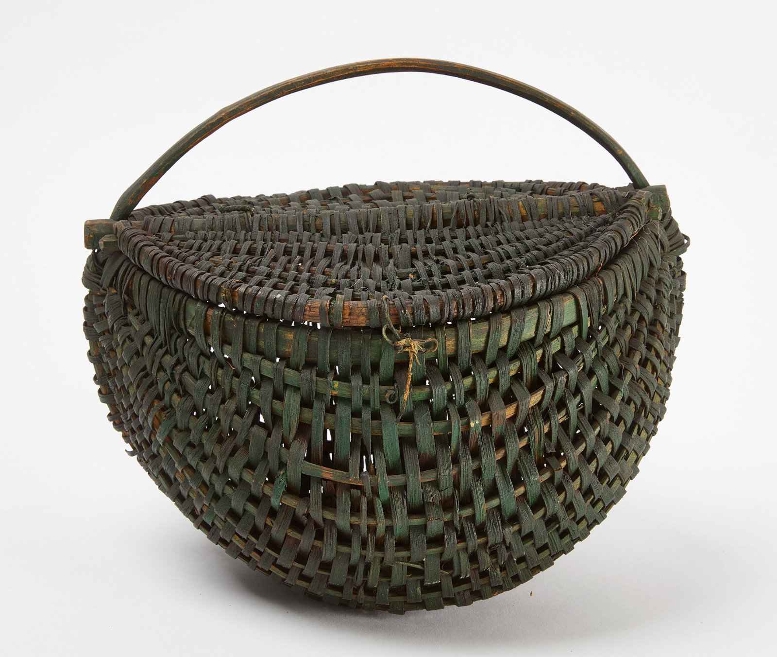 Lidded Painted Basket (1 of 4)