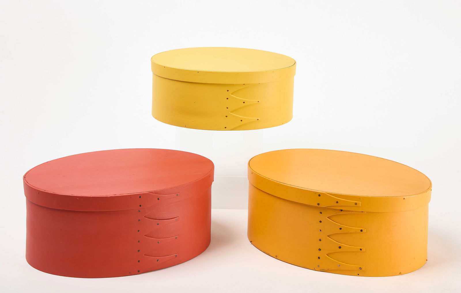 Three Period Shaker Oval Boxes (1 of 3)