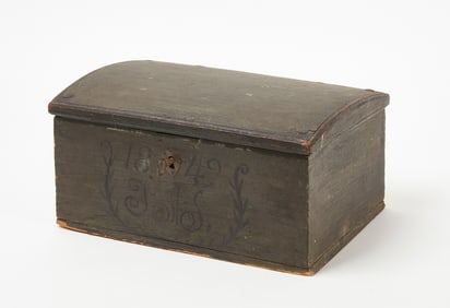 Painted Box, Dated 1849