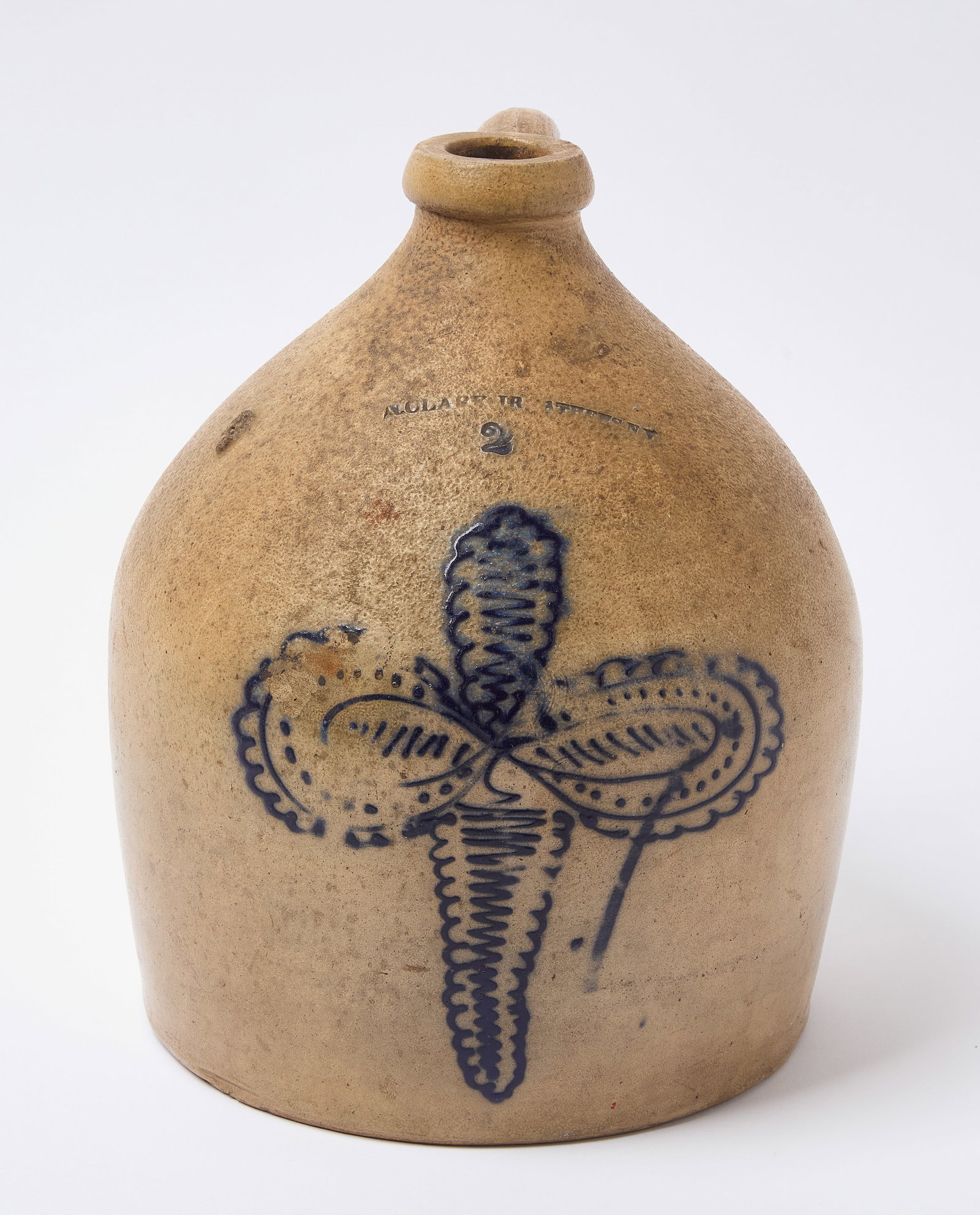 Clark Athens NY Stoneware Jug (1 of 4)