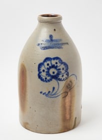 Providence Stoneware Jug with Flower