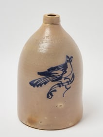 Haxstun Ottman & Co Stoneware Jug with Bird