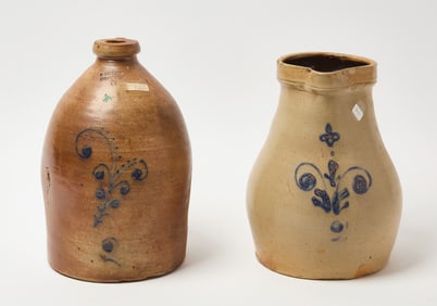 Risley Stoneware Jug and Pitcher