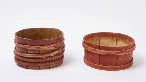 Two Early Woodenware Items