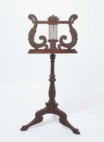 Lyre-Form Music Stand