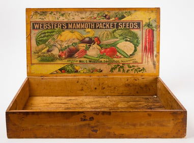 Webster's Mammoth Packet Seeds Box