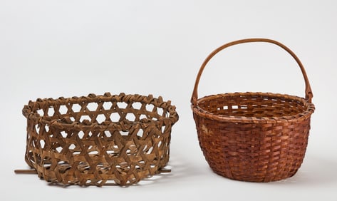 Cheese Basket and Handled Basket