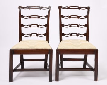 Pair of Ribbon Back Chairs