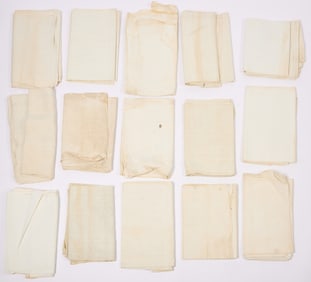 Large Group Early Linen Sheets