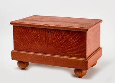 Grain-Painted Diminutive Chest