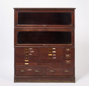 Barrister Bookcase with Drawers