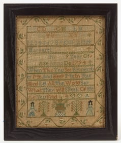 Needlework Sampler - Margaret Roberts, 1794