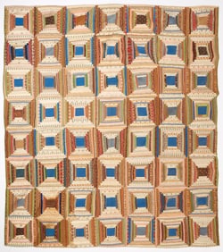 Courthouse Steps Log Cabin Quilt