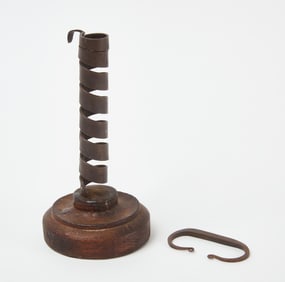 Signed Flint Strike and Spiral Candlestick