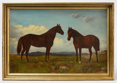 Thomas Harris Robinson - Two Horses