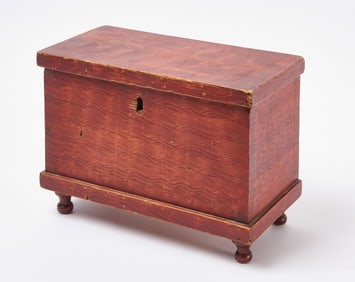 Miniature Grain-Painted Blanket Chest