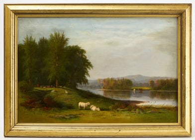 William Pearson - 'The Grazing Sheep', Signed