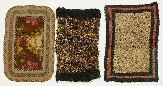 Three Shaker Rugs