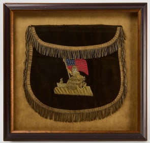 Folk Art Masonic Apron