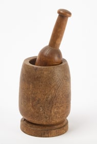 Burl Mortar and Hardwood Pestle