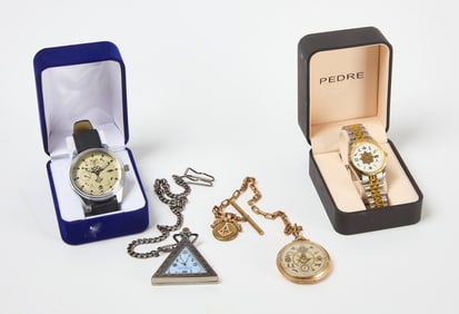 Four Masonic Watches