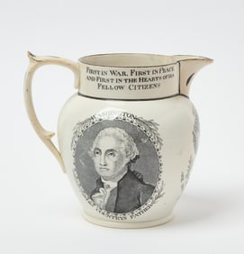 Washington/Lafayette Soft Paste Pitcher