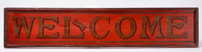 Oddfellows Sign - 'Welcome'