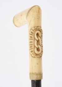 Carved Oddfellows Cane